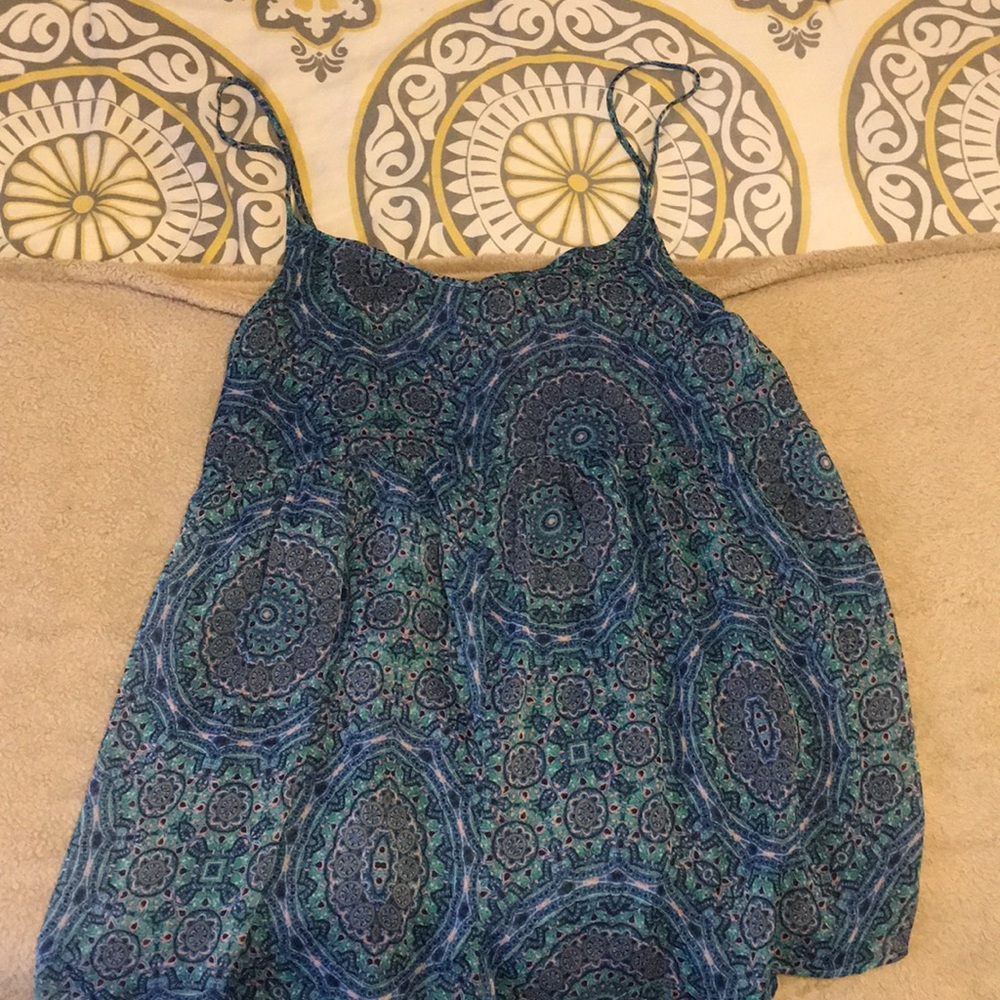 Patterned romper